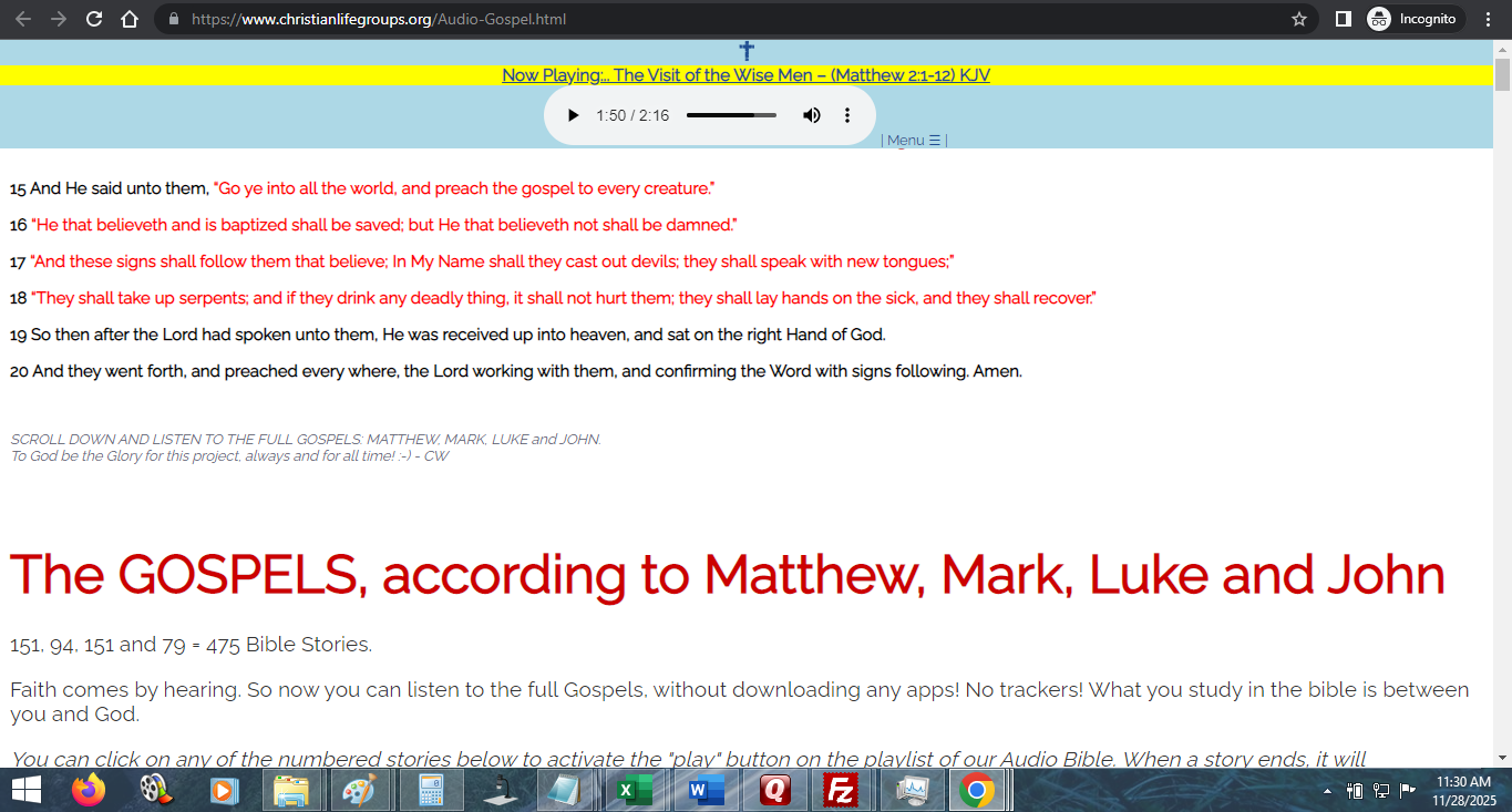 Audio Gospels - Version 1