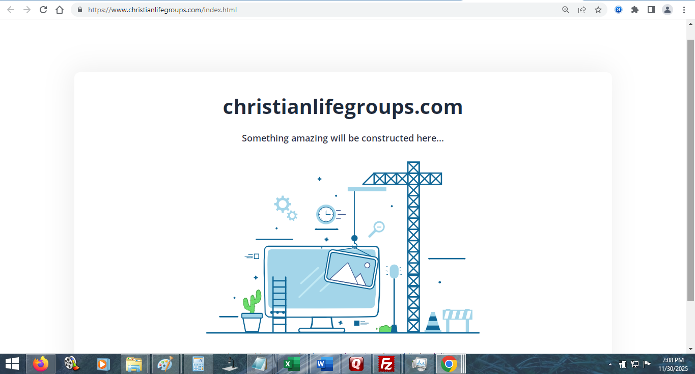 New Home for ChristianLifeGroups.com